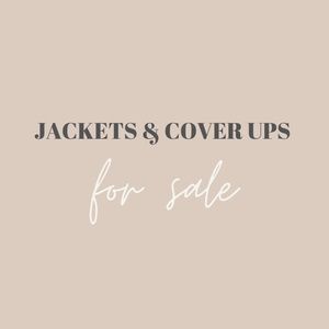 JACKETS AND COVER-UPS FOR SALE